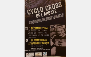 Cyclo cross St Wandrille